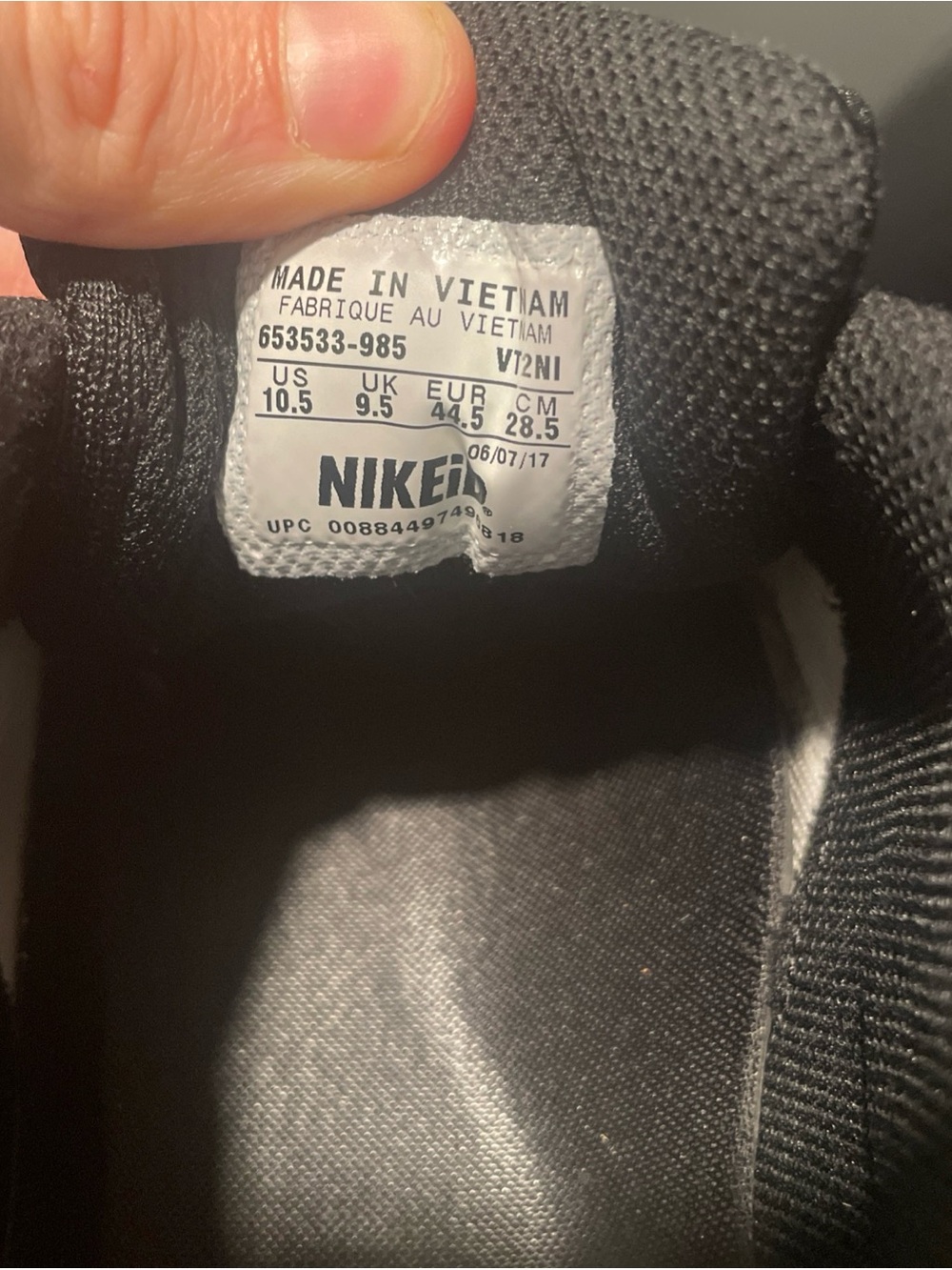 Nike Men’s Air Max 90 Black Size 10.5 - Picture 8 of 8